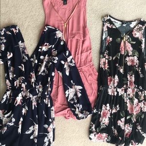 3 rompers